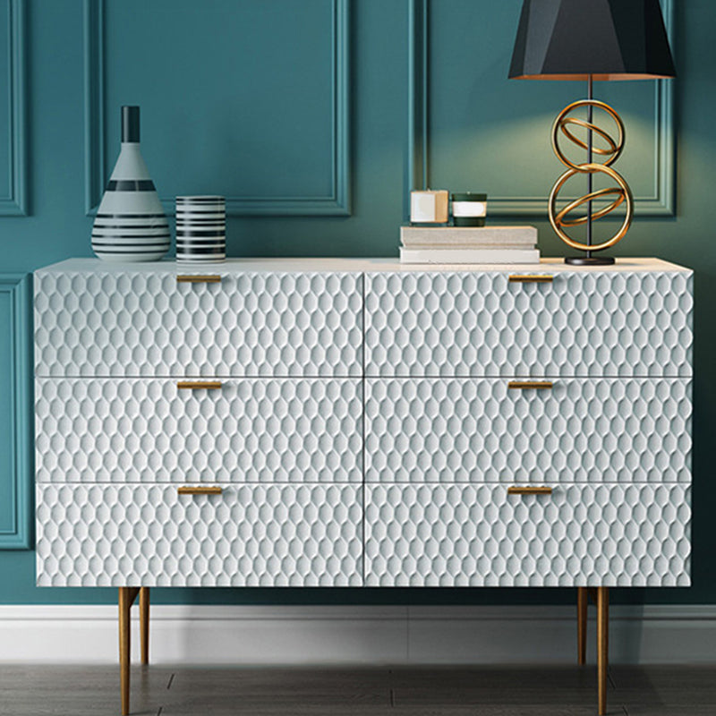 6-Drawer Sideboard Table Modern Sideboard Buffet for Living Room