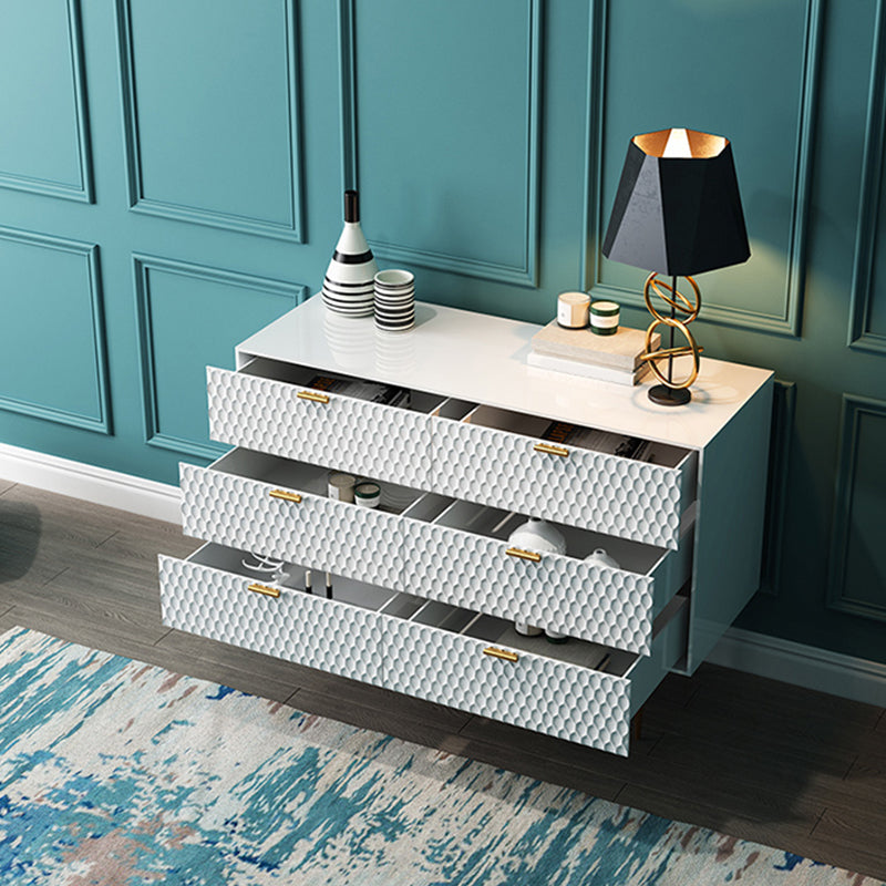 6-Drawer Sideboard Table Modern Sideboard Buffet for Living Room