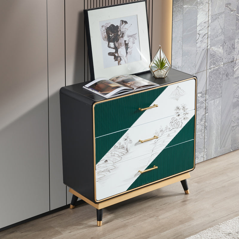 Luxury Style Side Board Sintered Stone Home Storage Sideboard