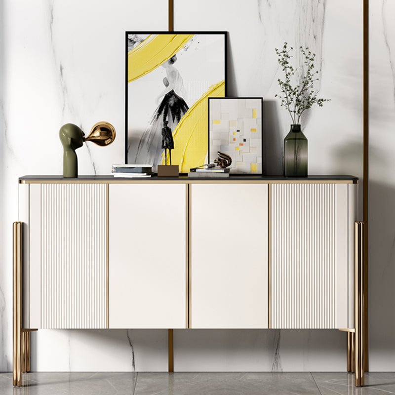 Rectangle Home Storage Sideboard Luxury Sintered Stone Side Board