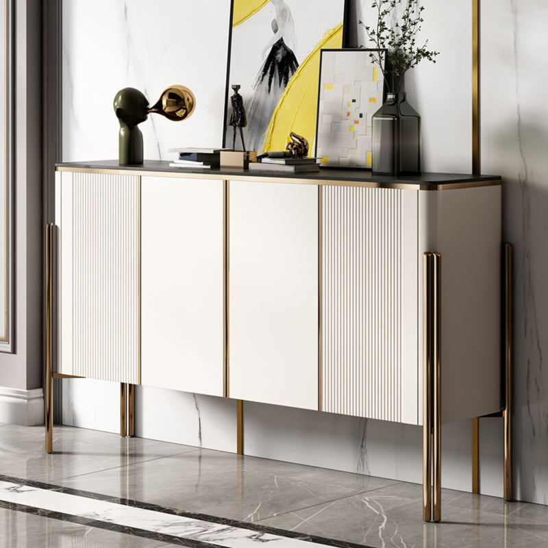 Rectangle Home Storage Sideboard Luxury Sintered Stone Side Board