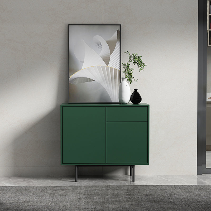 Modern Wooden Storage Sideboard Rectangle Sideboard Cabinet with Drawers and Doors