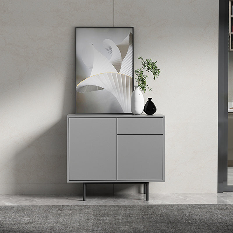 Modern Wooden Storage Sideboard Rectangle Sideboard Cabinet with Drawers and Doors