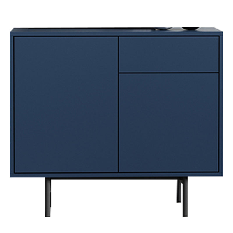 Modern Wooden Storage Sideboard Rectangle Sideboard Cabinet with Drawers and Doors