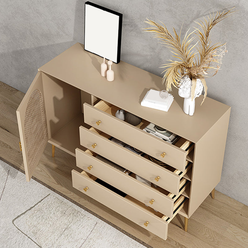 Modern Style Rectangle Side Board Wooden Home Storage Sideboard