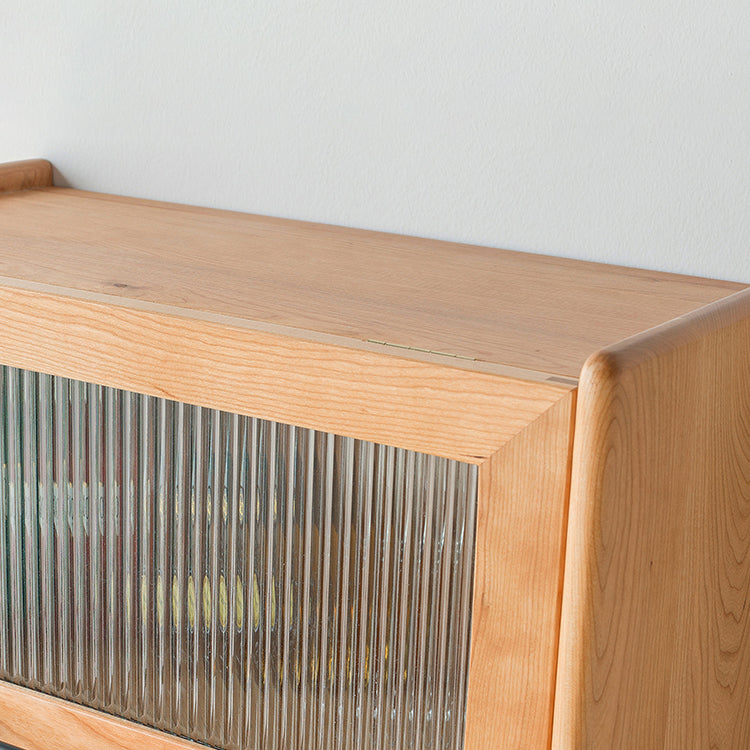 Wooden Side Board Modern Minimalist Home Sideboard with Drawers