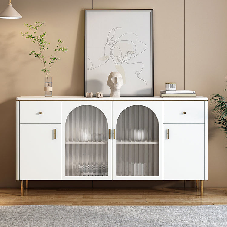 Sintered Stone Sideboard Cabinet Luxury Style Storage Sideboard