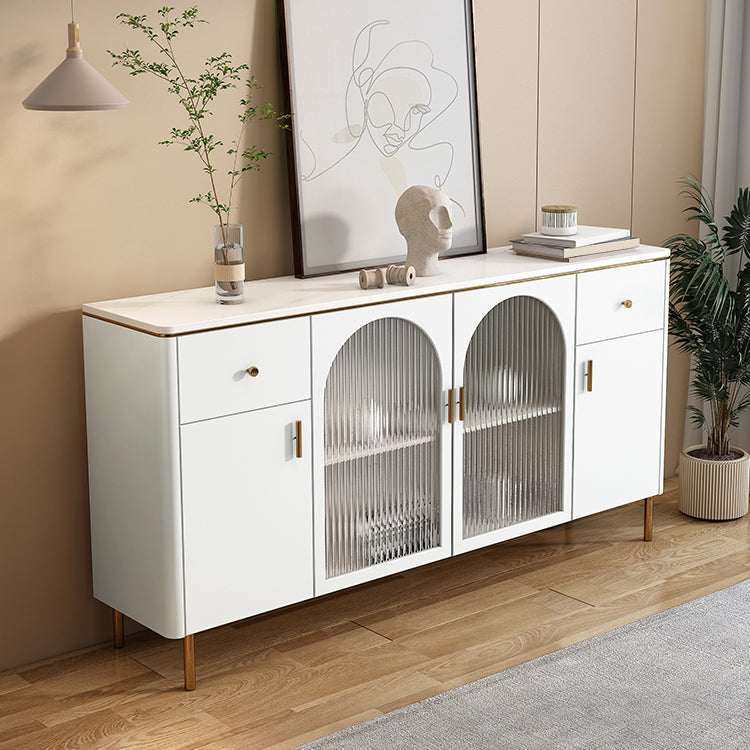 Sintered Stone Sideboard Cabinet Luxury Style Storage Sideboard