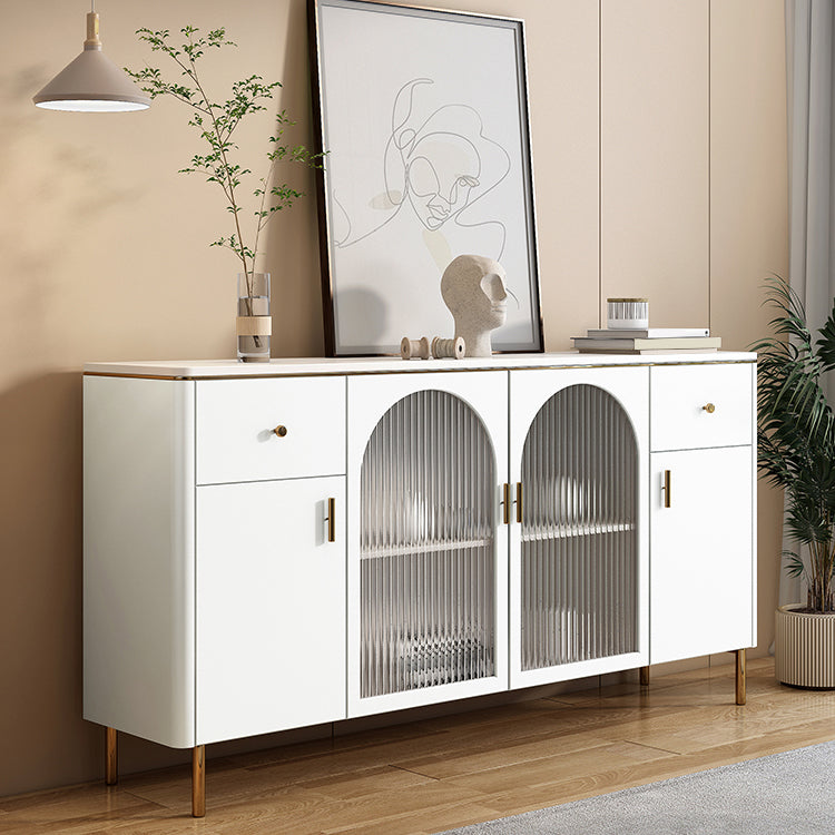 Sintered Stone Sideboard Cabinet Luxury Style Storage Sideboard