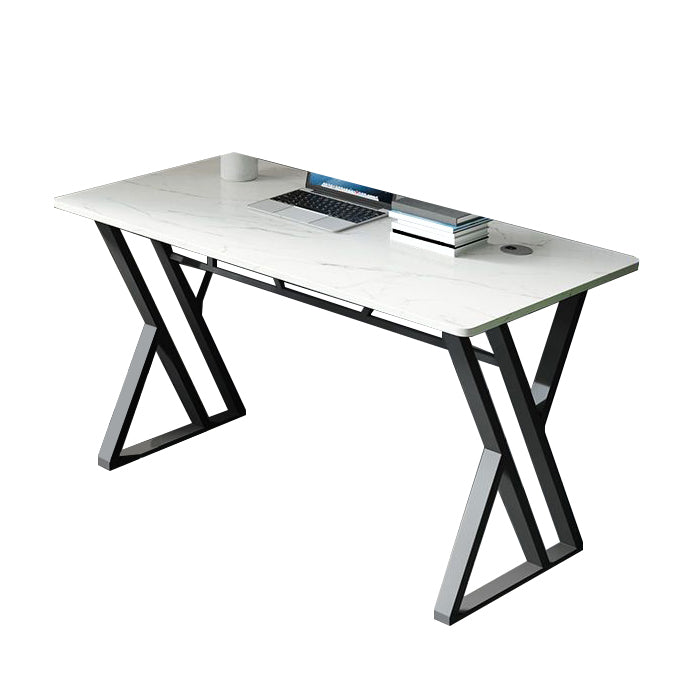 29.5"H Rectangular Computer Desk Contemporary Office Desk for Home