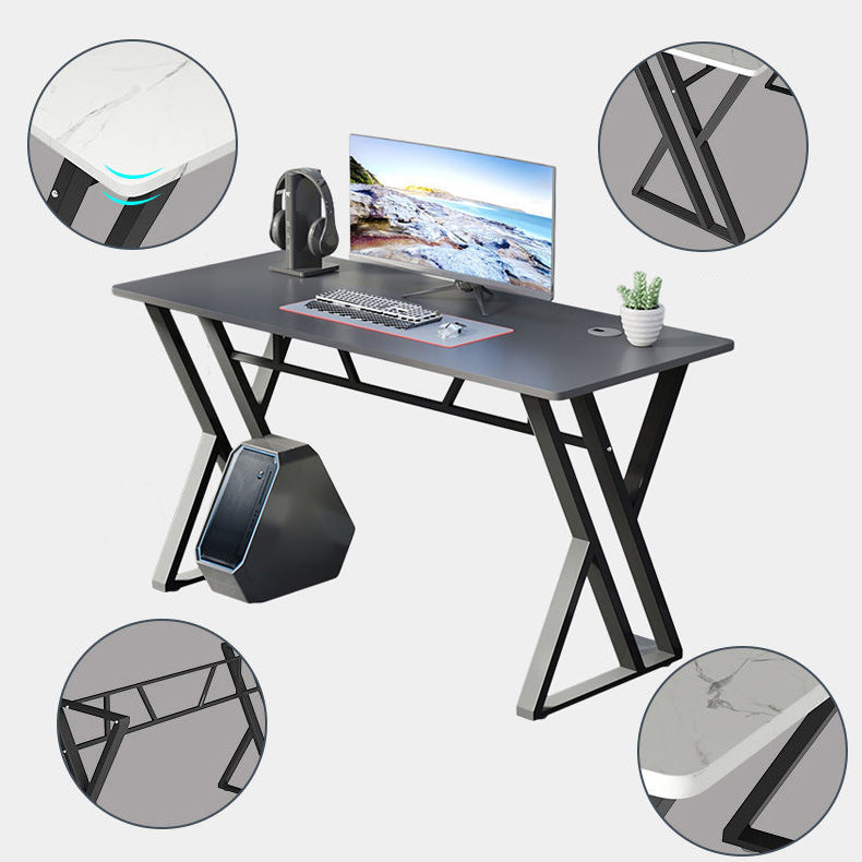 29.5"H Rectangular Computer Desk Contemporary Office Desk for Home