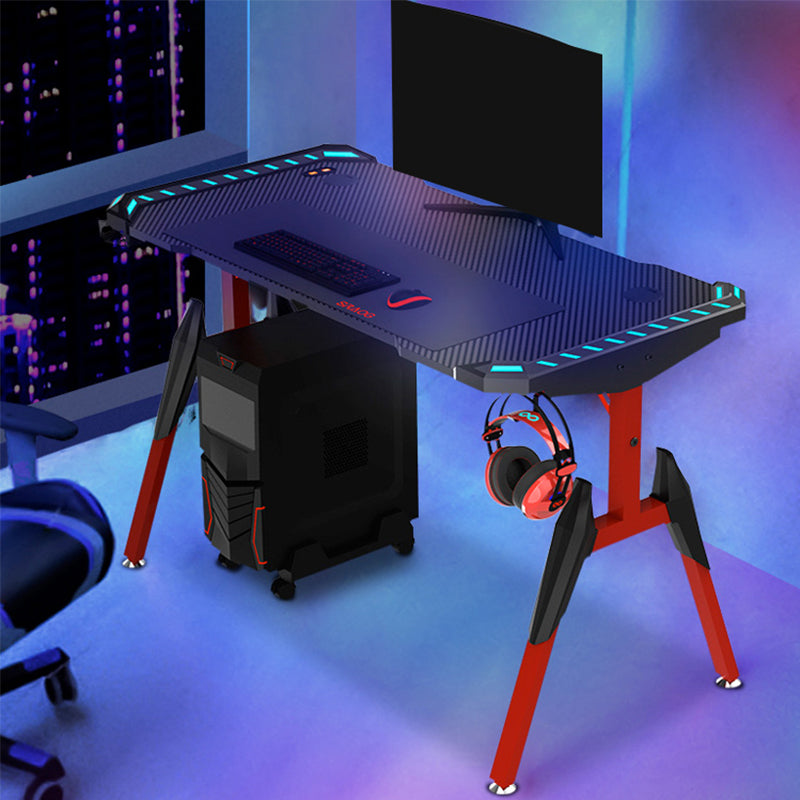 Modern Style Computer Desk Free Form Gaming Desk with 4 Legs