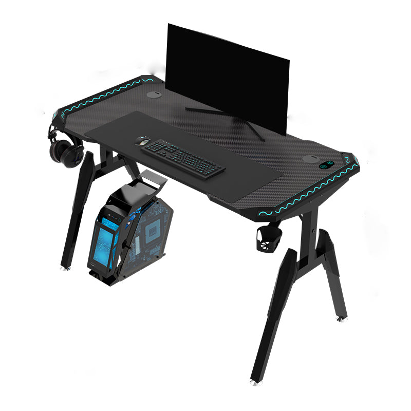 Modern Style Computer Desk Free Form Gaming Desk with 4 Legs