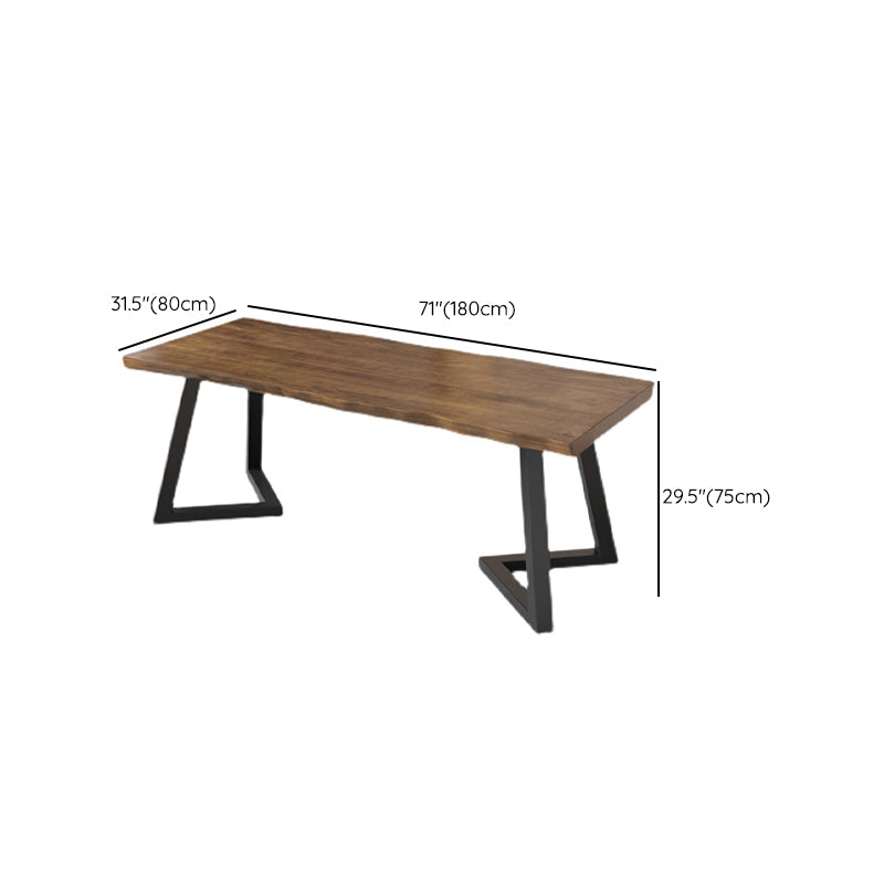 Metal Sled Legs Computer Desk Contemporary Rectangular Office Desk