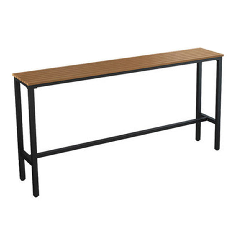 Rectangular Pub Height Dining Table Modern Bar Table for Kitchen