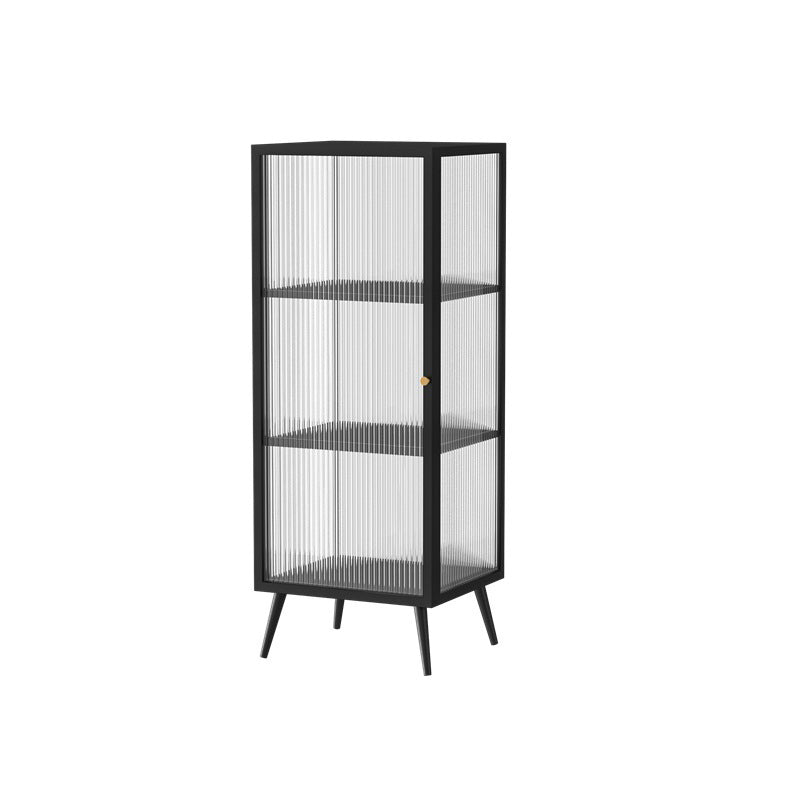 Modern Storage Cabinet Glass Door Display Cabinet for Dining Room