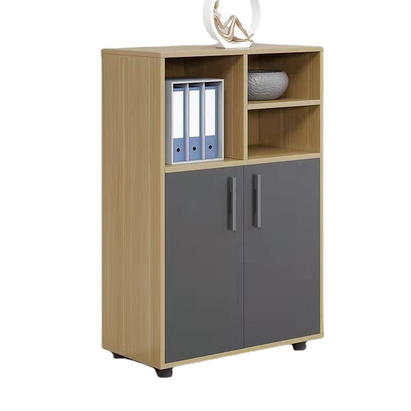 Contemporary Cabinet Wood with Storage and Pedestal File Cabinet