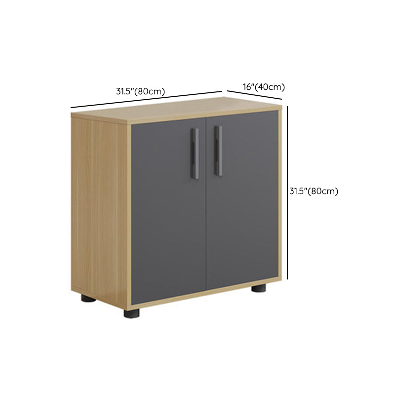 Contemporary Cabinet Wood with Storage and Pedestal File Cabinet