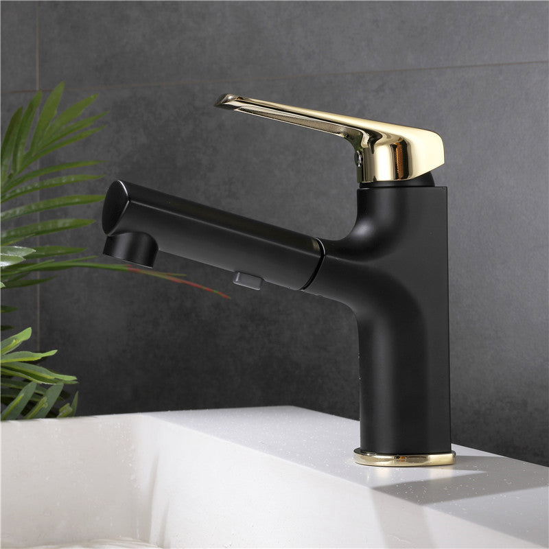 Contemporary Style Widespread Faucet Lever Handles Faucet for Bathroom