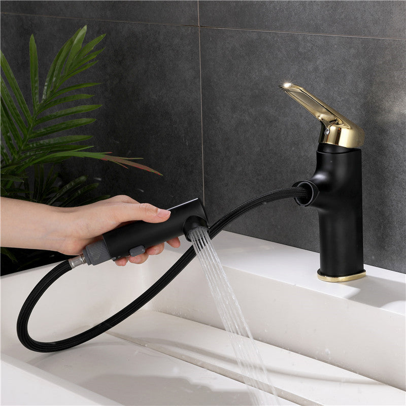 Contemporary Style Widespread Faucet Lever Handles Faucet for Bathroom