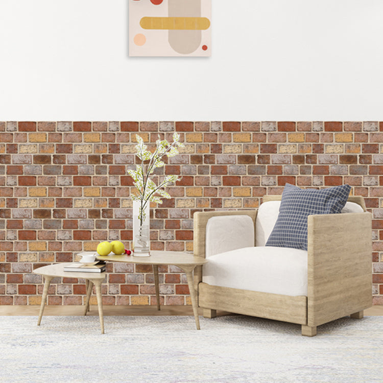 Artificial Brick Panel Wall Farmhouse Style Simple Home Living Room Wall Panel (5-pack)