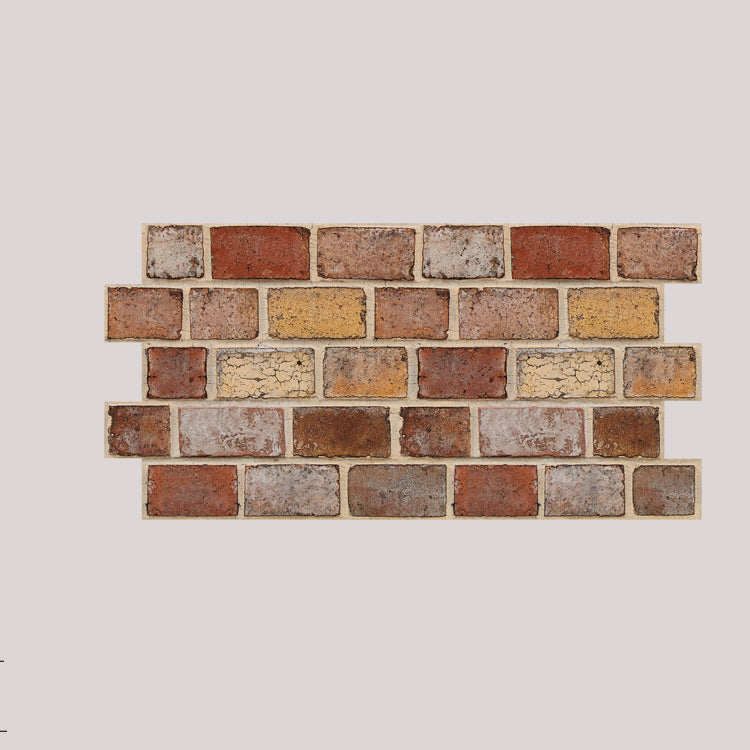 Artificial Brick Panel Wall Farmhouse Style Simple Home Living Room Wall Panel (5-pack)