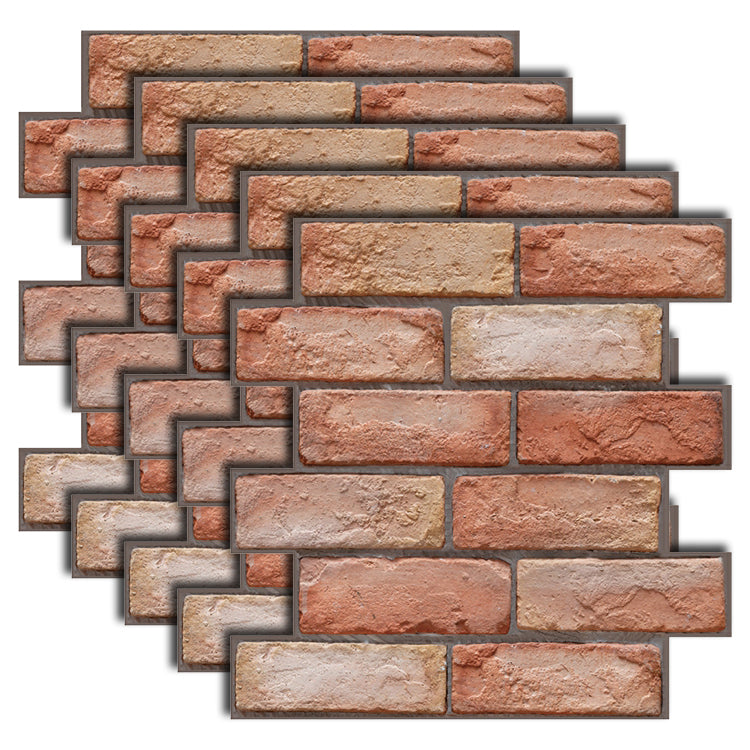 Artificial Brick Wall Panel Farmhouse Style Simple Home Living Room Panel Wall (5-pack)