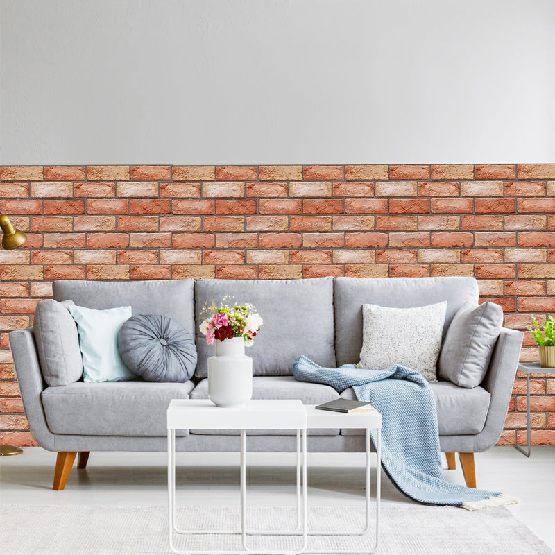 Artificial Brick Wall Panel Farmhouse Style Simple Home Living Room Panel Wall (5-pack)