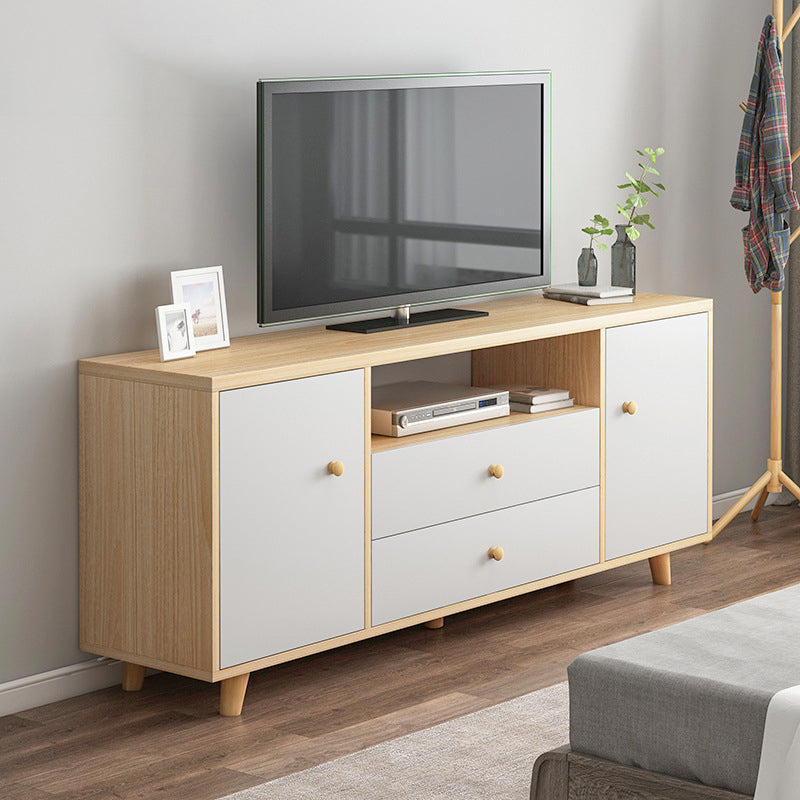 Modern TV Stand Console Wooden Media Console TV Stand for Living Room