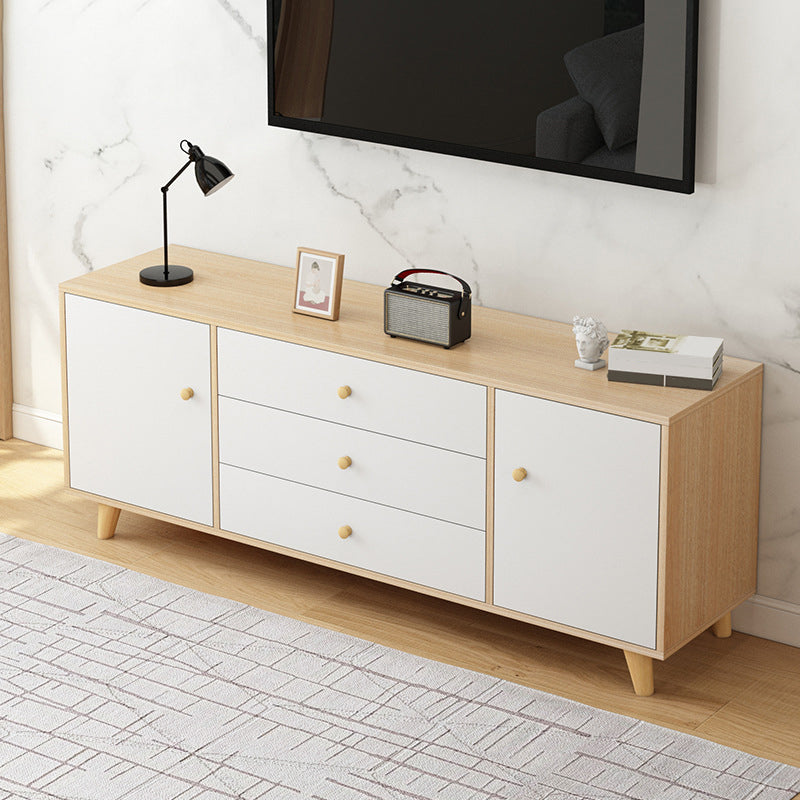 Modern TV Stand Console Wooden Media Console TV Stand for Living Room