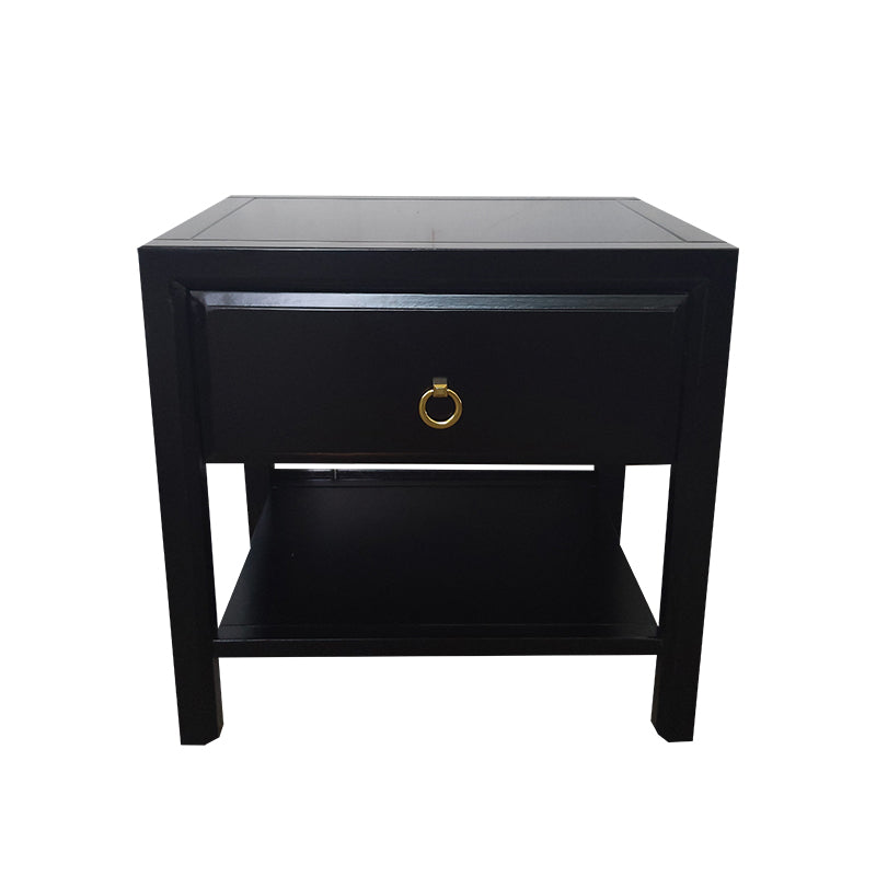 Traditional Nightstand Solid Wood Accent Table Nightstand with Drawer