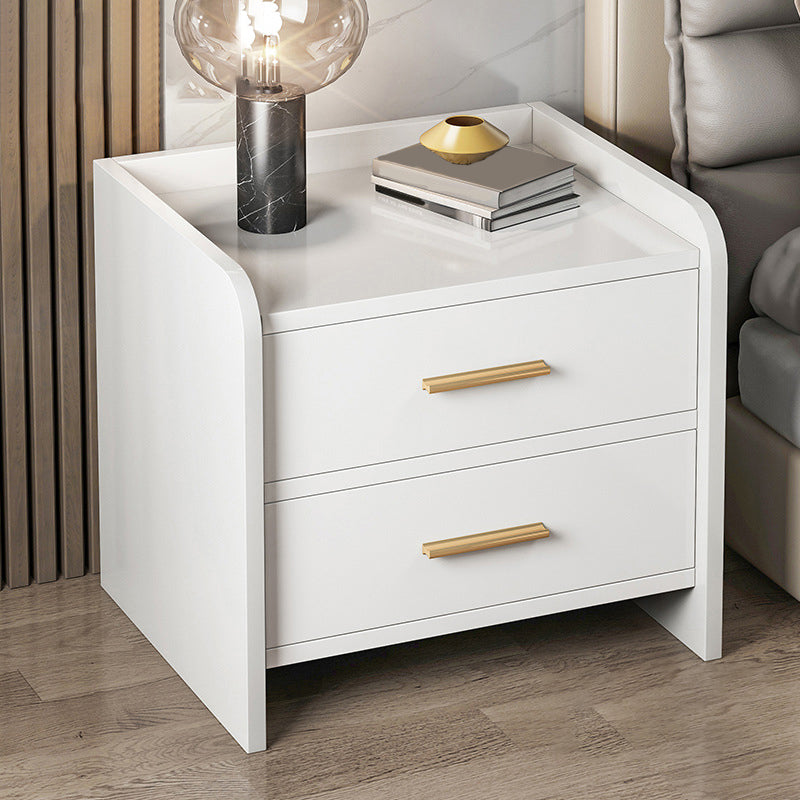 Contemporary Accent Table Nightstand Drawer Storage Night Table ,16.5" Tall