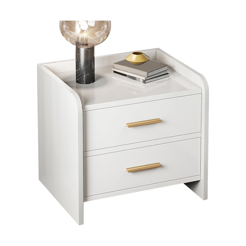 Contemporary Accent Table Nightstand Drawer Storage Night Table ,16.5" Tall