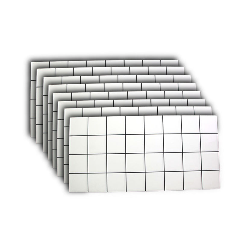 Retangular 23.62"x11.81" Mosaic Sheet Wall Tile Porcelain Brick Look Wall Tile