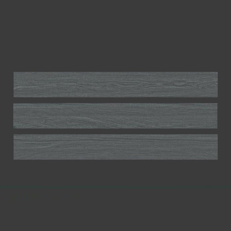 Retangular 5.9"x47.24" Porcelain Singular Tile Fabric Look Floor Tile