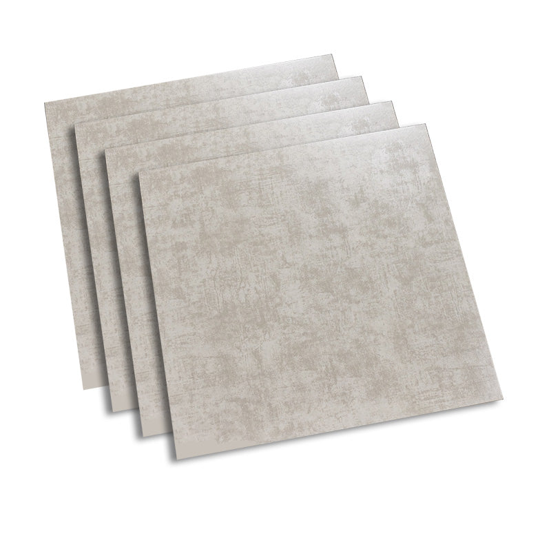 Square Cement Singular Tile Vintage Singular Tile for Floor (4-Pack)