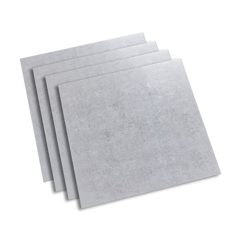 Square Cement Singular Tile Vintage Singular Tile for Floor (4-Pack)