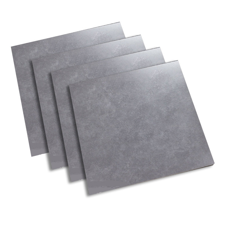 Square Cement Singular Tile Vintage Singular Tile for Floor (4-Pack)