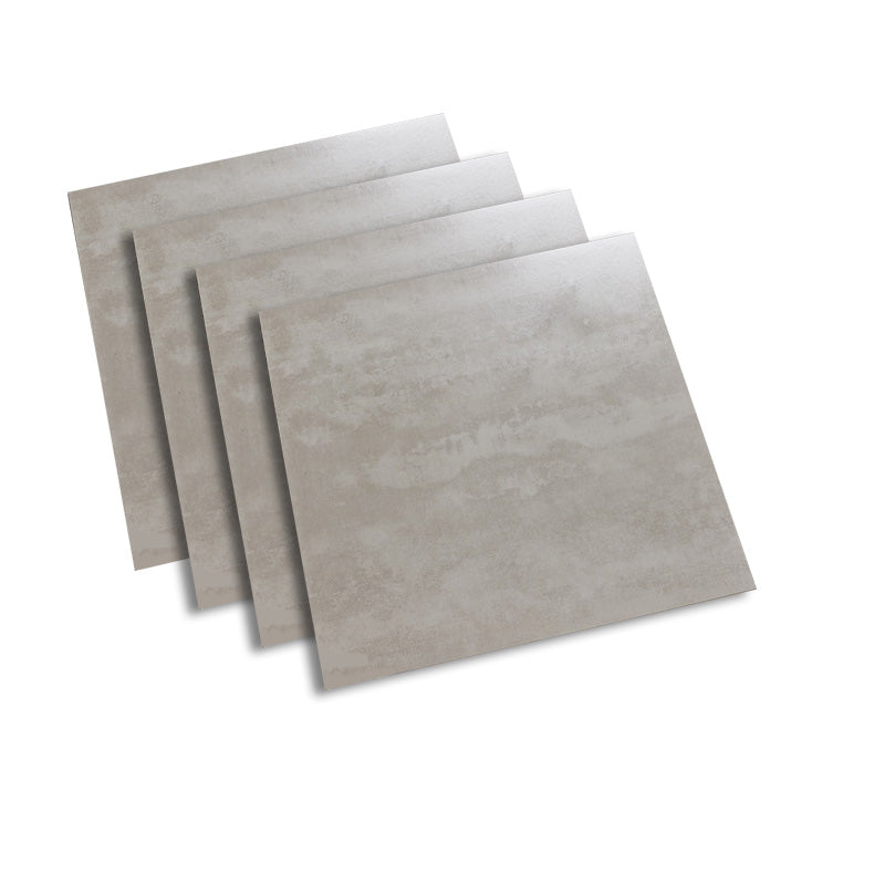 Square Cement Singular Tile Vintage Singular Tile for Floor (4-Pack)