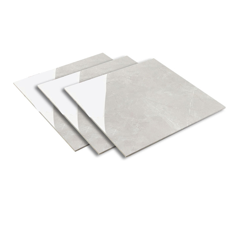 Square Cement Singular Tile 31.5"x31.5" Singular Tile for Floor (3-Pack)