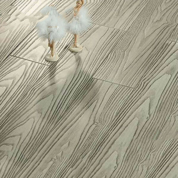 Modern  Laminate Flooring in Natural, Click-Lock, Waterproof, 12mm