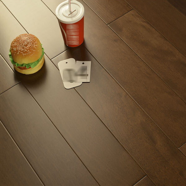 Modern  Laminate Flooring in Natural, Click-Lock, Waterproof, 12mm