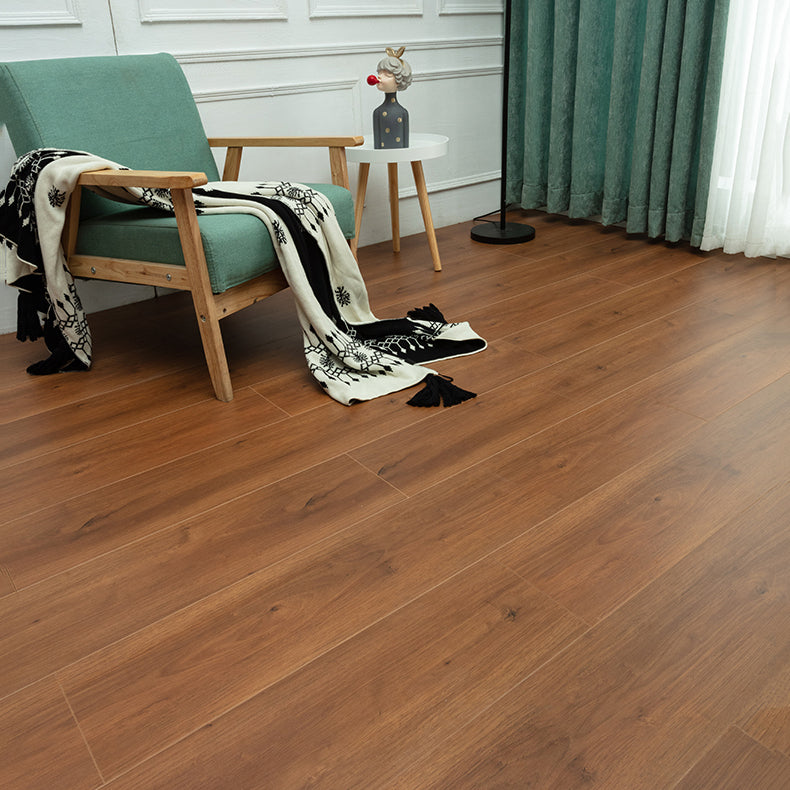 Modern E0 Solid Wood Laminate Flooring in Natural, Click-Lock, Waterproof