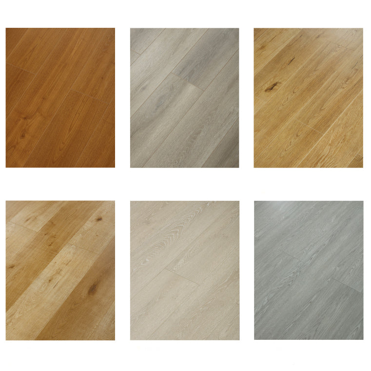 Modern E0 Solid Wood Laminate Flooring in Natural, Click-Lock, Waterproof