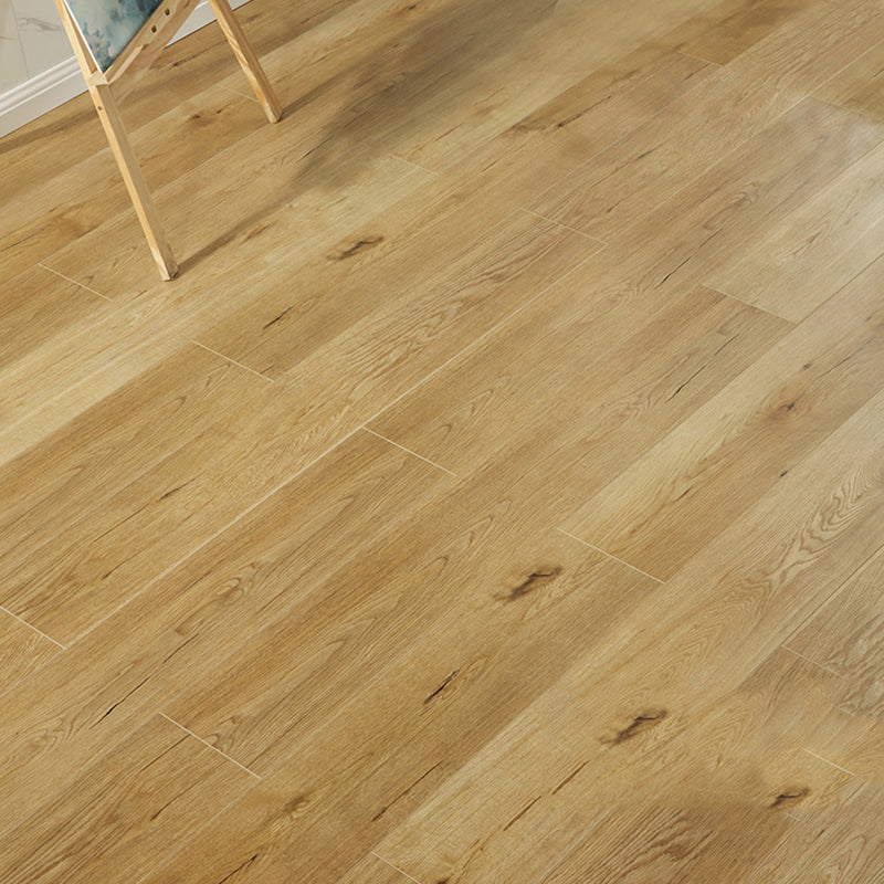 Modern E0 Solid Wood Laminate Flooring in Natural, Click-Lock, Waterproof