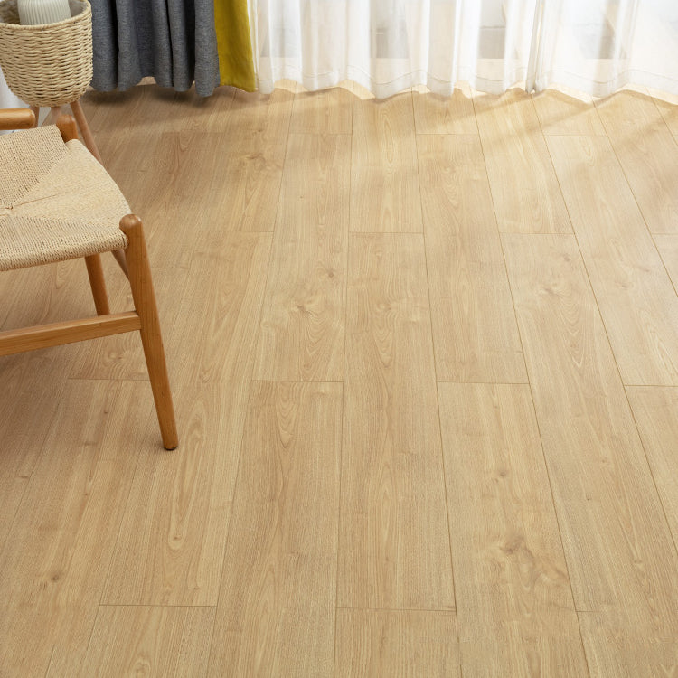 Modern E0 Solid Wood Laminate Flooring in Natural, Click-Lock, Waterproof