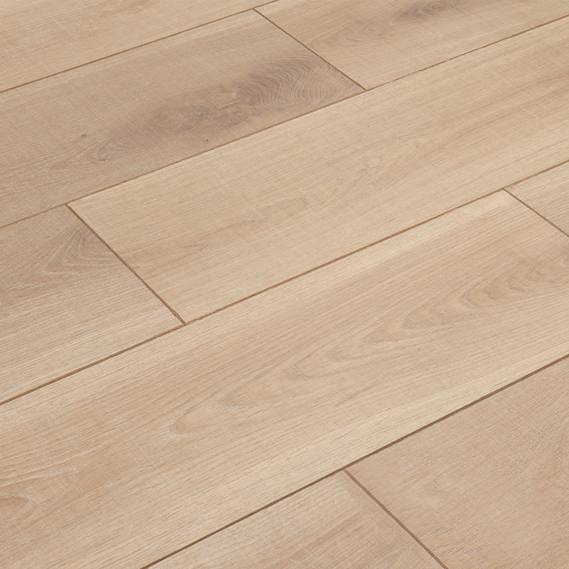 Modern E0 Solid Wood Laminate Flooring in Natural, Click-Lock, Waterproof