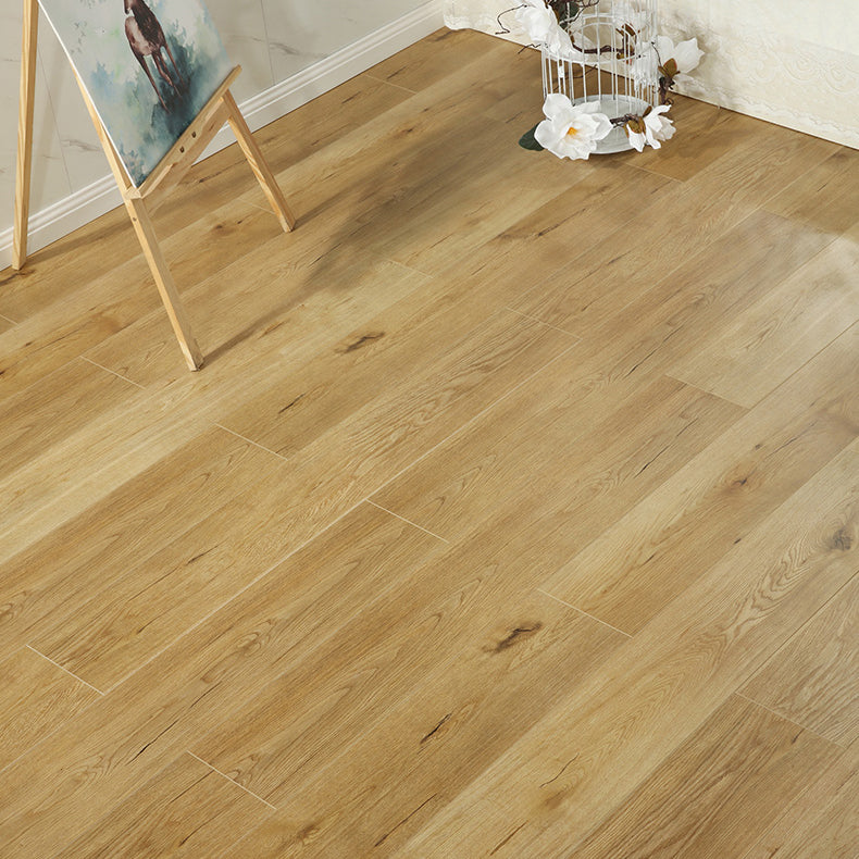 Modern E0 Solid Wood Laminate Flooring in Natural, Click-Lock, Waterproof