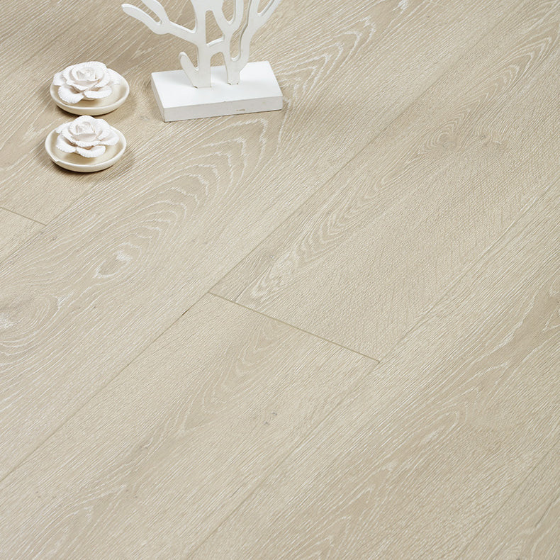 Modern E0 Solid Wood Laminate Flooring in Natural, Click-Lock, Waterproof