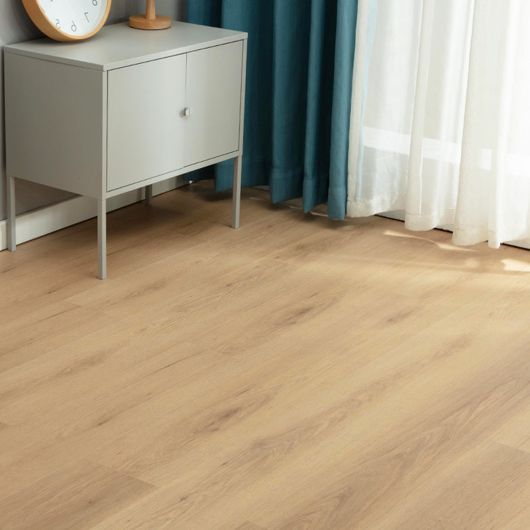 Modern E0 Solid Wood Laminate Flooring in Natural, Click-Lock, Waterproof